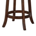 thumbnail image 6 of Home Square Curved Swivel Counter Stool in Brown and Beige - Set of 2, 6 of 7