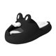 thumbnail image 1 of Pantuflas Yinane Zapatillas Verano Conejo Suela Gruesa EVA Blanco Negro 41 40, 1 of 8
