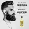 thumbnail image 2 of REUZEL 3-in-1 Tea Tree Shampoo, Cleans, For Scalp Skin & Hair, 33.81 oz, 2 of 7