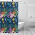 thumbnail image 3 of Zufioo Undersea Animals Pattern Shower Curtain 72x72in, Waterproof Curtain for Bathroom-Waterproof, Mildew-proof, Quick-drying,Home Bathroom Supplies-One Size, 3 of 9