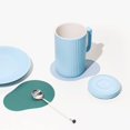 thumbnail image 4 of czcpp-Coffee Mug with Lid, 16oz Coffee mug and Tea cup with Coaster - Suitable for Dishwasher and Microwave (Blue), 4 of 4