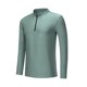 thumbnail image 3 of pstuiky camisas de manga larga para hombre, Sudadera deportiva de manga larga con cuello alto, cremallera y color sólido de secado rápido para hombre camisetas de hombre l, 3 of 6