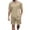 Khaki, variant on JIKNTTR Men's 2 Piece Casual Set Color Matching Sports Suit Short Sleeved Round Neck T Shirt Shorts Suit Summer Sportswear Set Fashion Beach Outfits
