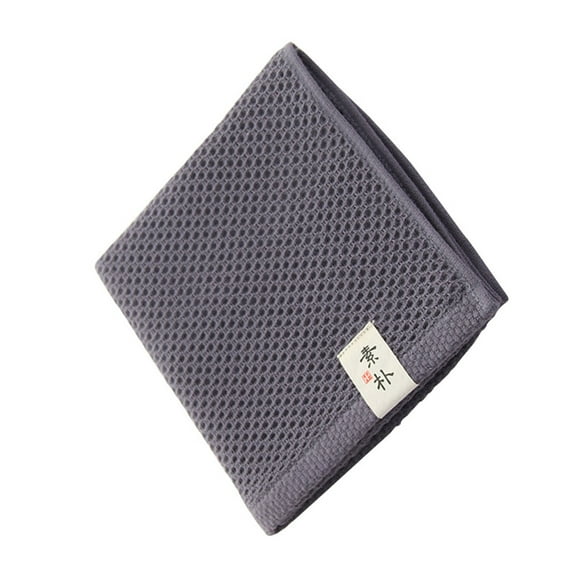 Maoww Cotton Towel Home Kitchen Bathroom Toilet Face Hands waffle hands hands towel towel Washing Waffle Design Towel 72x32cm, Grey