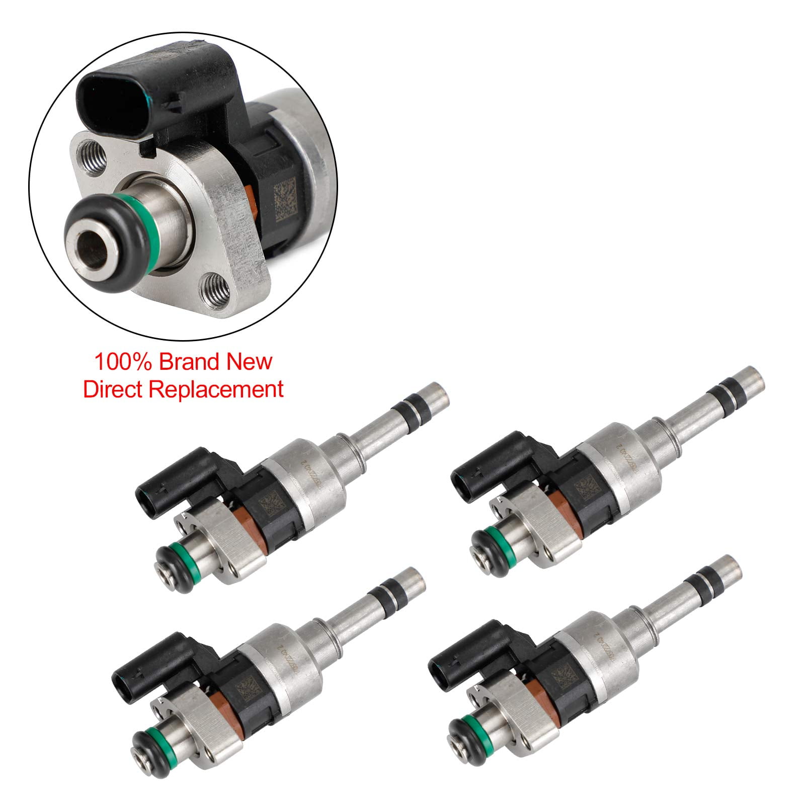 4PCS Fuel Injectors 55577403 Fit for GMC 16-19 Fit for Chevry Cruze Malibu 1.4L 1.5L L4