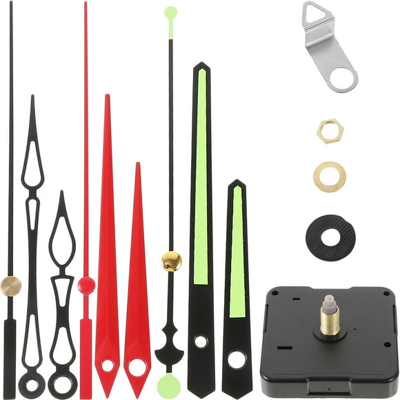 1 Juego de movimiento de reloj de péndulo, movimiento de reloj de repuesto con manecillas de reloj para reparación de relojes