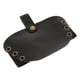 thumbnail image 1 of Almohadillas de cuero sintético para botas de motociclista para calzado de montar. Negro, 1 of 6