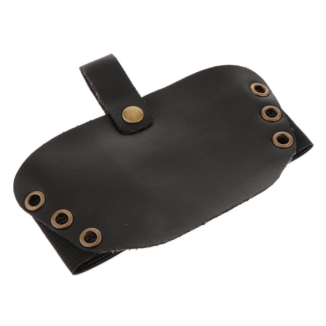 DYNWAVECA Artificial Leather Motorbike Riding Gear Pad Shoe Boots - Black, as described