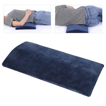 Ejoyous Navy Blue Velvet Back Pillow Rebound Memory Foam Pillow