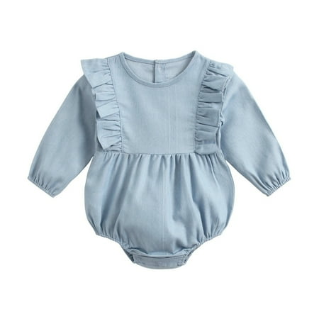 

KI-8jcuD Baby Girl Outfits 6-9 Months Toddler Kids Child Baby Girls Long Sleeve Solid Patchwork Romper Bobysuit Outfits Clothes Cute Baby Clothes For Girls Winter Girls Short Jumpsuits Kids Girls Ro