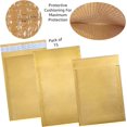 thumbnail image 2 of StarBoxes 15 Kraft Bubble Mailers 7.25x12" - #1 Self-Seal Padded Envelopes, 2 of 8