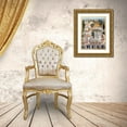 thumbnail image 3 of Vintage Apple Collection 14x18 Gold Ornate Wood Framed with Double Matting Museum Art Print Titled - Greece Dandros travel poster, 3 of 4