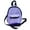 Purple, variant on Dmlowu School Backpack Large Capacity Travel Backpack Lightweight Sturdy Crossbody Bags for Women Men, 5x7.5 Inch Water Proof School Sling Bag for Business Hiking Trip
