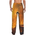 thumbnail image 6 of Mens Pajama Pants, Warm Autumn Maple Leaf Meerkat Soft Sleep & Lounge Pants for Men, Cuteness Casual PJ Bottoms Pants with Pockets, 6 of 7