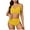 Yellow, variant on Tbopshirt Swimsuits for Women,Womens Bathing Suits,Fashion Women Solid Bikini Push-up Brazilian Swimwear Beachwear Set Swimsuit,Plus Size Swimsuits