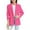 Hot Pink, variant on Girls British School Style Blazer Fashionable Casual Suit Jacket Outerwear Pink 3-4 Years