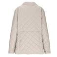 thumbnail image 5 of ZACPNCV Women's Winter Quilted Jackets Long Sleeve Button Down Puffer Jacket Outerwear Coats with Pockets, 5 of 8