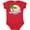 Red, variant on Inktastic I Love California with Ocean and Palm Trees Boys or Girls Baby Bodysuit