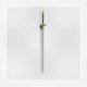 thumbnail image 4 of Vertical Wall Mount Samurai Sword Display Rack Holder for All Types of Blades, 4 of 5