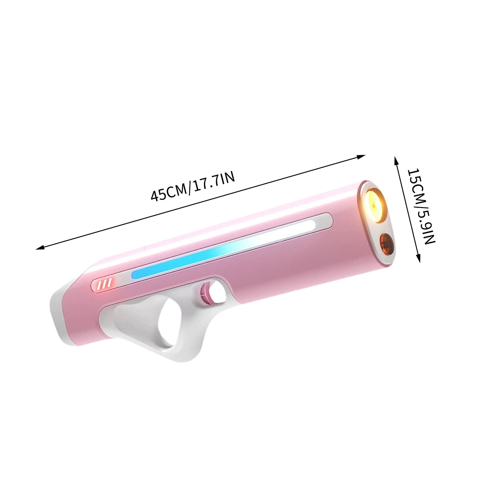 Automatic LED Water Gun Rechargeable High Pressure Ki*ds Adults Summer Pool Beach Outdoor Toy Safe Fun Long Range