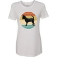 thumbnail image 3 of Inktastic Chihuahua Dog Retro Sunset Women's T-Shirt, 3 of 5