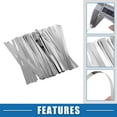 thumbnail image 3 of Unique Bargains 100pcs Car 99.6% Pure Nickel Strip Tape Plate 0.1x5x100mm for 18650 Battery Lithium Battery Pack Welding, 3 of 6