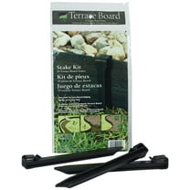 Master Mark Plastics 99410 Terrace Board 10 Inch 10 Pack, Black Stakes,