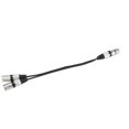 thumbnail image 1 of Keenso Durable XLR Câble de Séparation, XLR Répartiteur Audio, pour Table de Mixage Lumière Control Haut-Parleur, 1 of 8