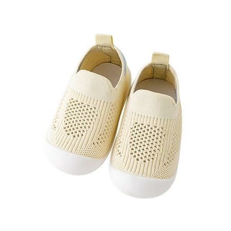 

Lumento Boys Shoes Sports Walking Shoe Mesh Sneakers Elastic Casual Sneaker Workout Non-slip Slip On Trainers Khaki 6.5C