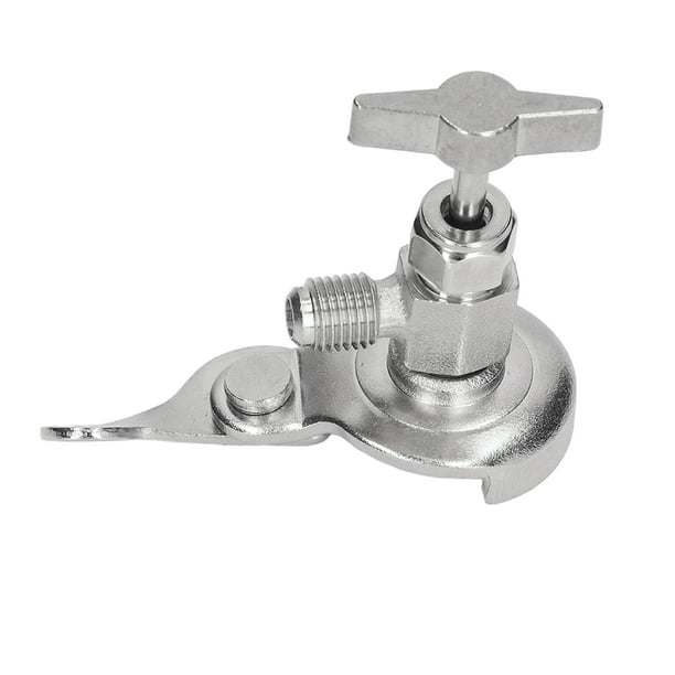 Válvula Dispensadora De Automóvil, Encendido Automático Cobre Válvula Dispensadora De Alta Resistencia Abridor De Botellas Rosca Ergonómica 1/4SAE Para Aire Acondicionado R12