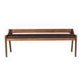 thumbnail image 2 of Bowery Hill Modern / Contemporary Dining Bench Chestnut Wire-Brush, 2 of 8