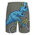 thumbnail image 6 of Naloa Fun Riding Dinosaur Men's Beach Shorts, Surfing shorts, Swim trunks, Quick Dry Swim Trunks for Surfing Beach Fun - 3X-Large, 6 of 9