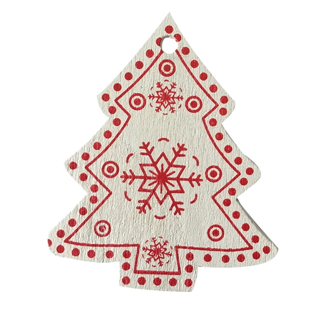 Injueey 10 Uds Año Nuevo árbol De Navidad De Natural adorno colgantes De regalos alces decoración De Navidad Adornos De Navidad Kits de decoración para fiestas No.03 Injueey JR0959-03