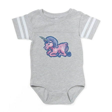 CafePress - Cute Unicorn - Cute Infant Baby Football Bodysuit