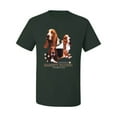 thumbnail image 2 of If It's Not a Bassett Hound Its Just a Dog Gift | Mens Dog Lover Graphic T-Shirt, Forest Green, Small, 2 of 3