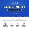 thumbnail image 2 of Haggar Pantalon pour Homme Cool Right Performance Flex Uni Coupe Droite devant Plat, 2 of 6