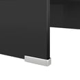 thumbnail image 3 of vidaXL TV Stand/Monitor Riser Glass Black 40x25x11 cm, 3 of 4