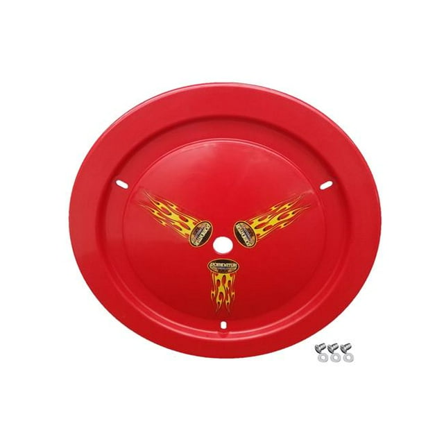 Dzus-On Wheel Cover, Red