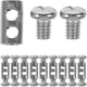 thumbnail image 2 of 10 piezas de alambre de cable de alambre de cable doble abrazadera de cable de cable de cable de cable de cable de cable accesorio, 2 of 5