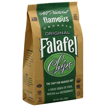Flamous Falafel Original Organic Chips  8 oz (Pack of 12)