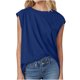 thumbnail image 3 of Sudaderas de otoño,Camiseta de verano para mujer, informal, de manga corta, con cuello redondo, estampada, ligera y suave, corte holgado para uso diario, sopatenor, 3 of 9