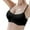 Black, variant on Sports Brawls for Women Women's Comfortable Large Thin Sagging Side Beauty Back Shining No Steel Ring Wrapping Bra