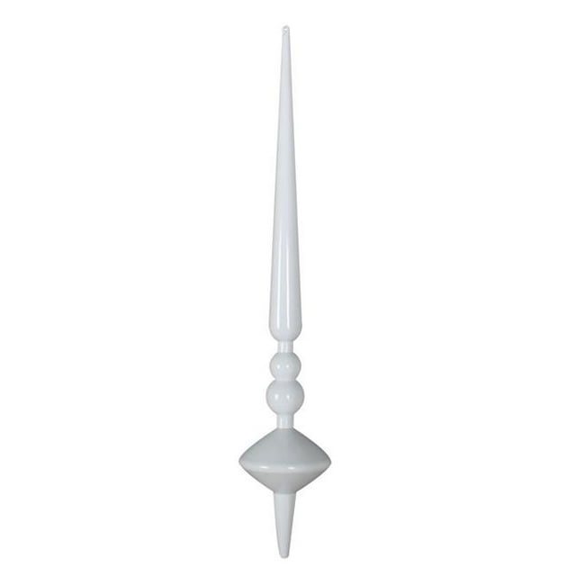Vickerman M183411S 18 Po. Embout de Cupola Blanc Brillant 2 par Sac