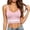 Pink, variant on Yxbdin Wireless Sports Bras for Women Padded Longline Racerback Bra Comfortable Full Coverage Gentle Lift Support Bras for Yoga Athletic Fitness