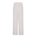 thumbnail image 4 of Women's Ribbed Knit Trousers with Thermal Lining and Elastic Waist Comfortable Wide Leg Winter Pants, 4 of 7