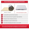 thumbnail image 2 of Car Sound Deadener Mat 9/16" Heat Shield Insulation,Replacement Auto Parts Backing Self-Adhesive, 2 of 8