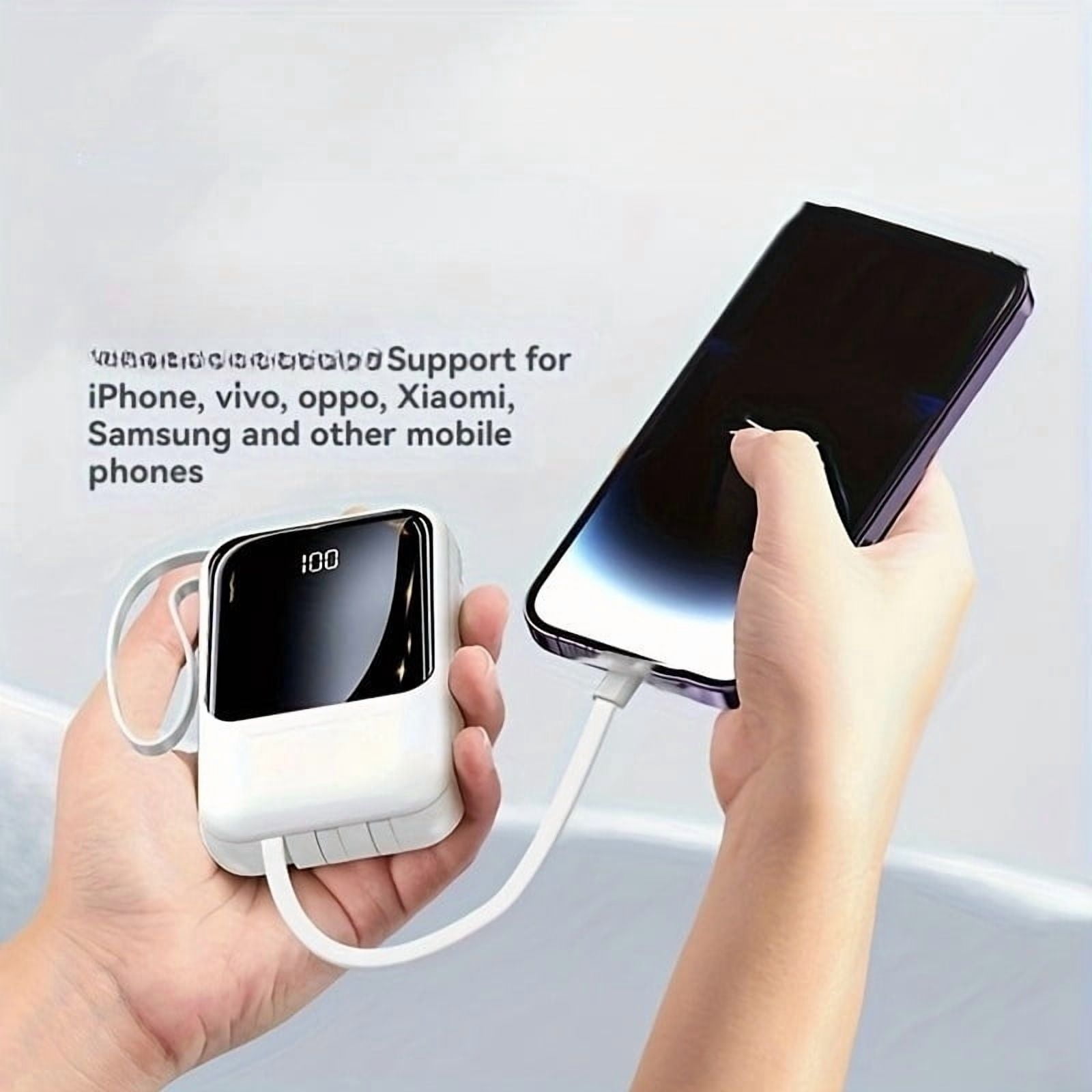 20W Fast Charging Power Bank 20000mAh, Slim Portable Charger with LED Display, External Battery Pack for Phone and Electronic Devices, Holiday Gifts