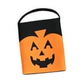 thumbnail image 3 of Bolsa de dulces o trucos de Halloween Strade Fareast Limited fieltro Naranja, 3 of 8