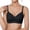 Black, variant on Textured Bras for Women No Underwire V Neck Bra Cloud Feel Everyday T Shirt Bralettes Black XXL