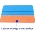 thumbnail image 2 of High Quality with Suede Edge for Car Vinyl Wrapping, Durable Window Film Squeegee, Squeegee Decal Sticker (Pack of 2, Orange), 2 of 5